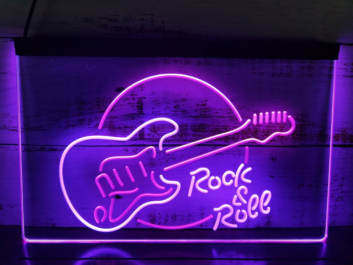 Music Guitars Light Signs