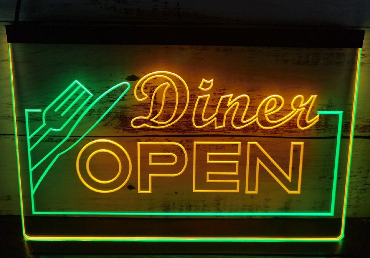 Restaurant Light Signs