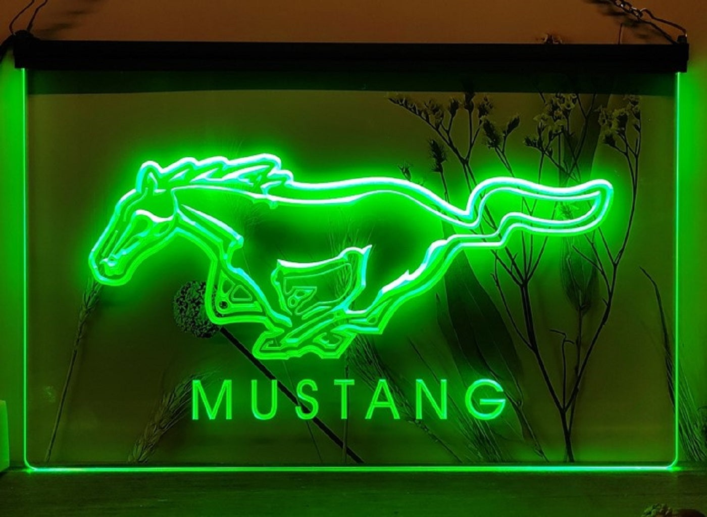 Mustang Led Neon Sign Wall Hanging Or Desktop Decor