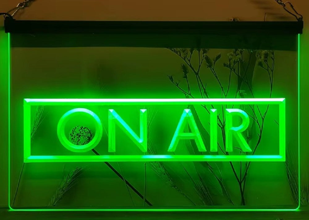 On Air Led Neon Sign Home Studio Room Audio Recording Studio Decor