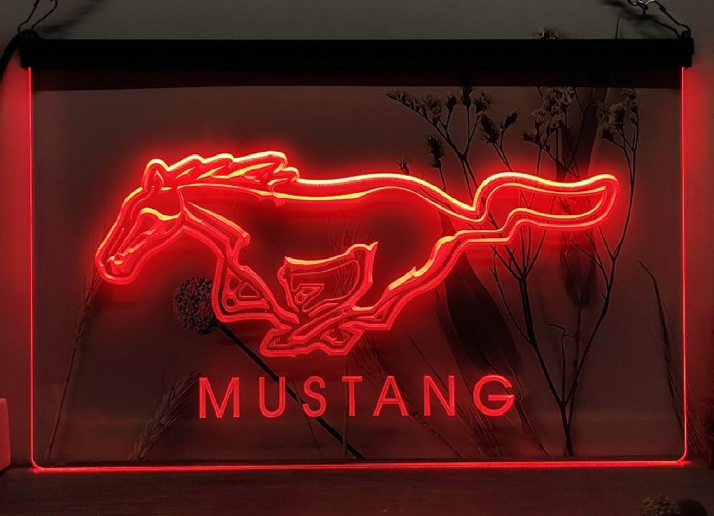 Mustang Led Neon Sign Wall Hanging Or Desktop Decor