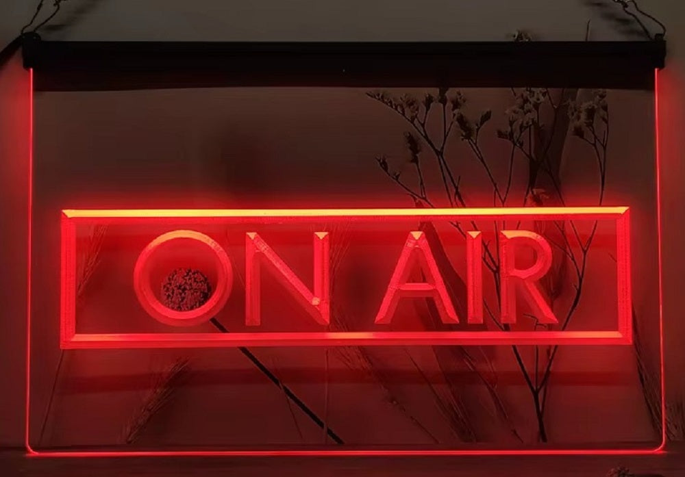 On Air Led Neon Sign Home Studio Room Audio Recording Studio Decor