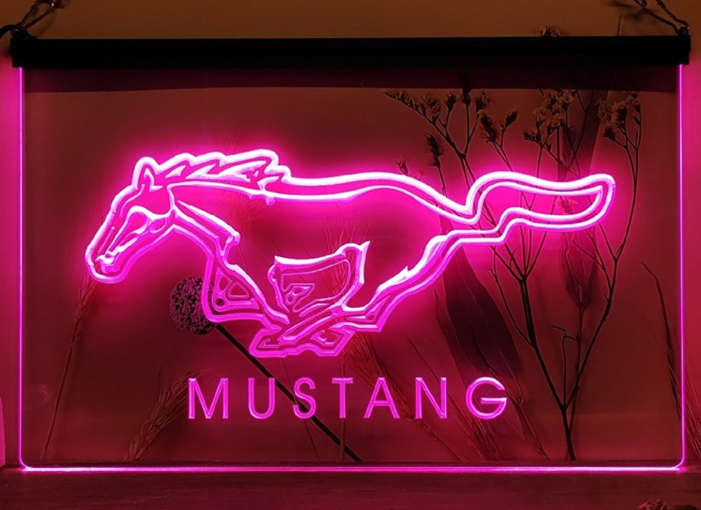 Mustang Led Neon Sign Wall Hanging Or Desktop Decor