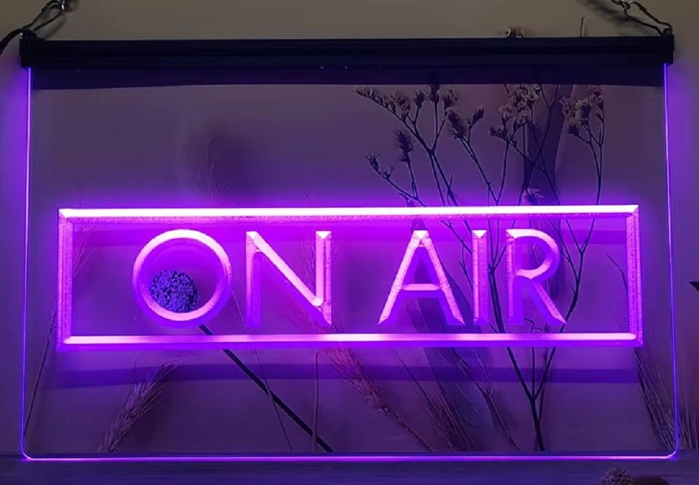 On Air Led Neon Sign Home Studio Room Audio Recording Studio Decor