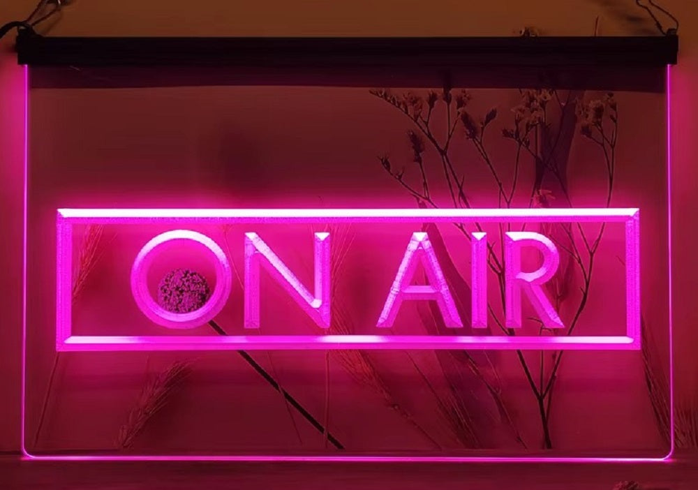 On Air Led Neon Sign Home Studio Room Audio Recording Studio Decor