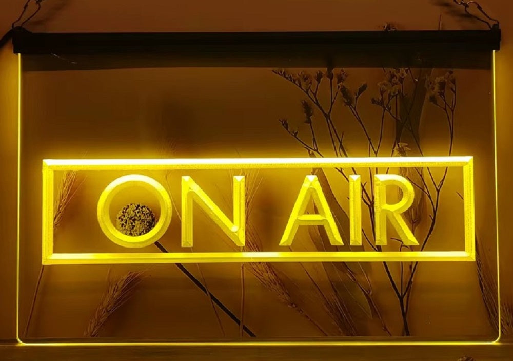 On Air Led Neon Sign Home Studio Room Audio Recording Studio Decor