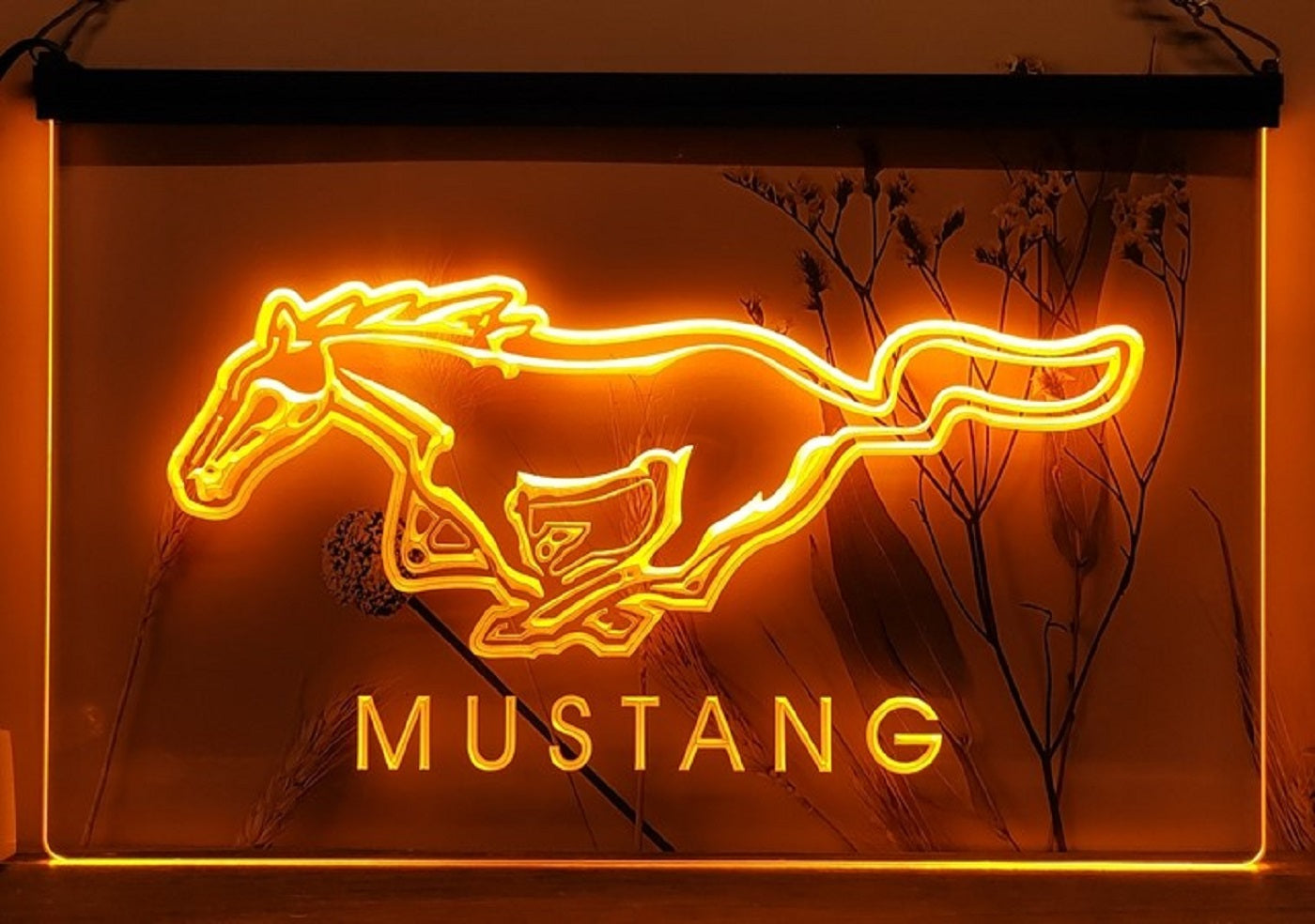 Mustang Led Neon Sign Wall Hanging Or Desktop Decor