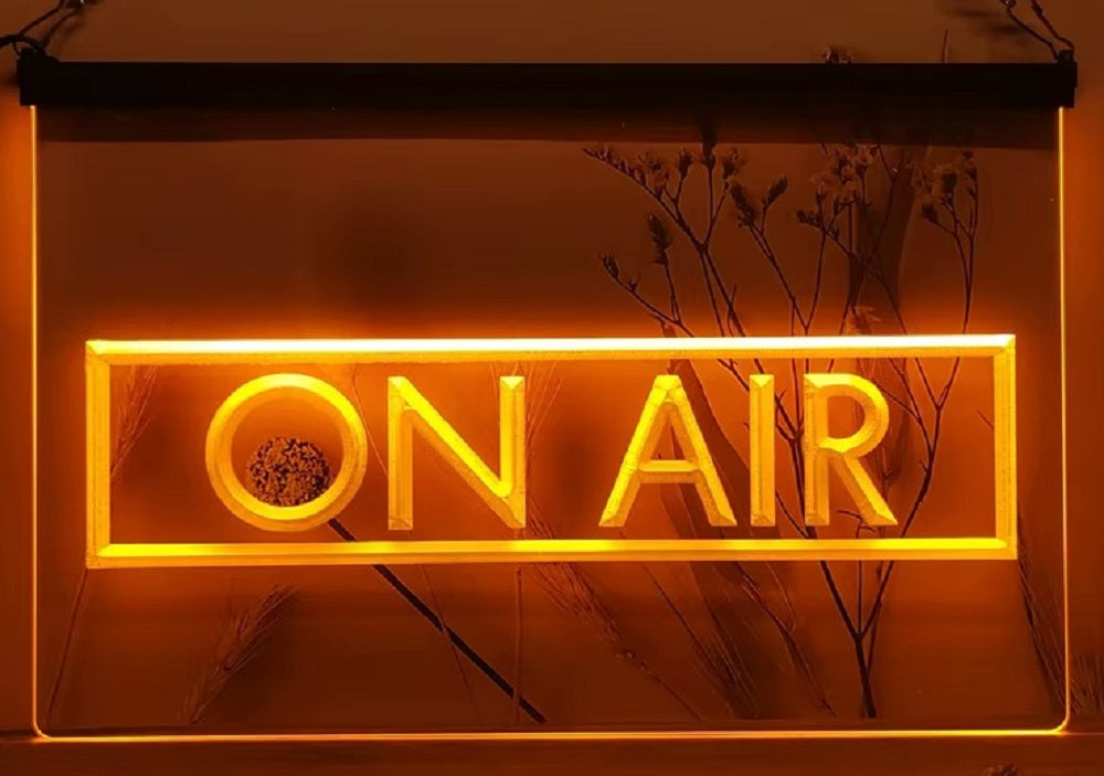 On Air Led Neon Sign Home Studio Room Audio Recording Studio Decor