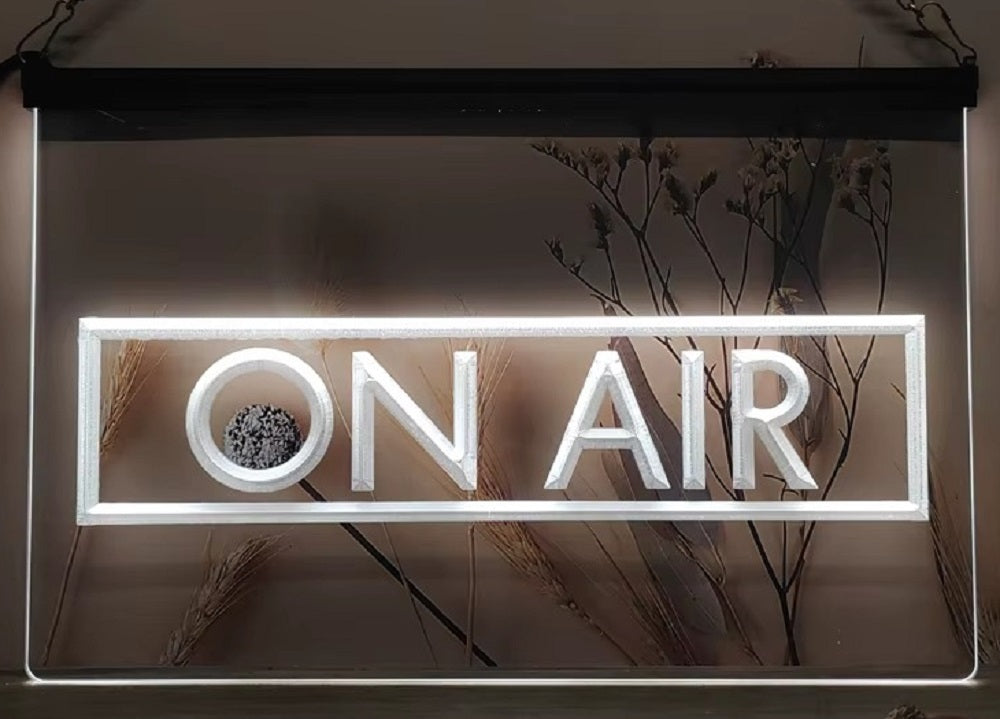 On Air Led Neon Sign Home Studio Room Audio Recording Studio Decor