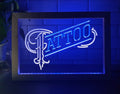 Tattoo Led Neon Sign Framed Tattoo Salon Decor Wall Hanging OR Desktop