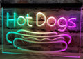 Hot Dogs Led Neon Sign Multi Mode Burger Hot Dog Restaurant Decor