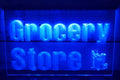 Grocery Store Led Neon Sign Grocery Store Decor Wall Hanging Desktop