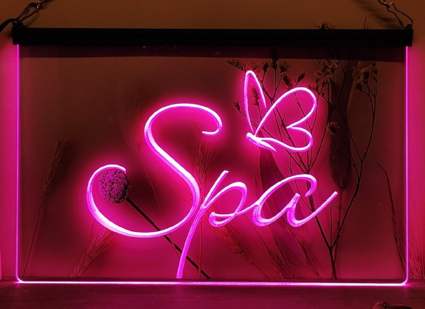 Spa Led Neon Sign Spa Beauty Salon Wall Hanging Or Desktop Decor