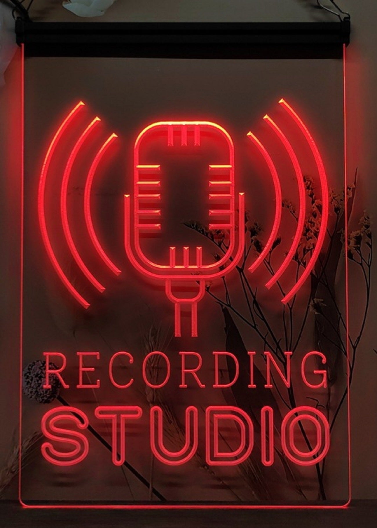 Recording Studio Waves Led Neon Sign Home Studio Room Audio Studio Decor