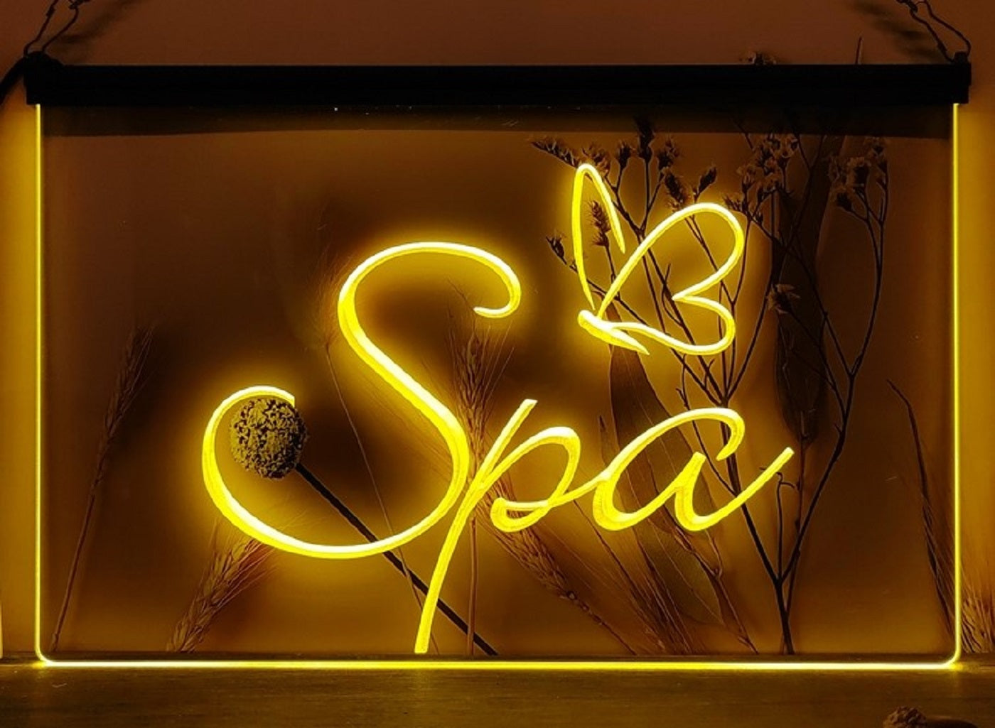Spa Led Neon Sign Spa Beauty Salon Wall Hanging Or Desktop Decor