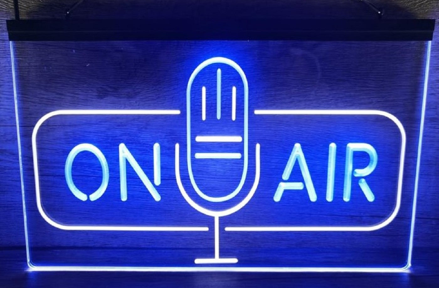 On Air Speaker Led Neon Sign Dual Color Home Studio Room Audio Recording Studio Decor