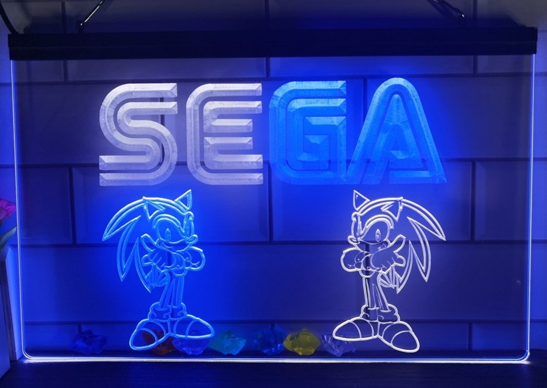 Sega Game Kids Led Neon Sign Dual Color Home Kids Room Arcade Games Shop Decor