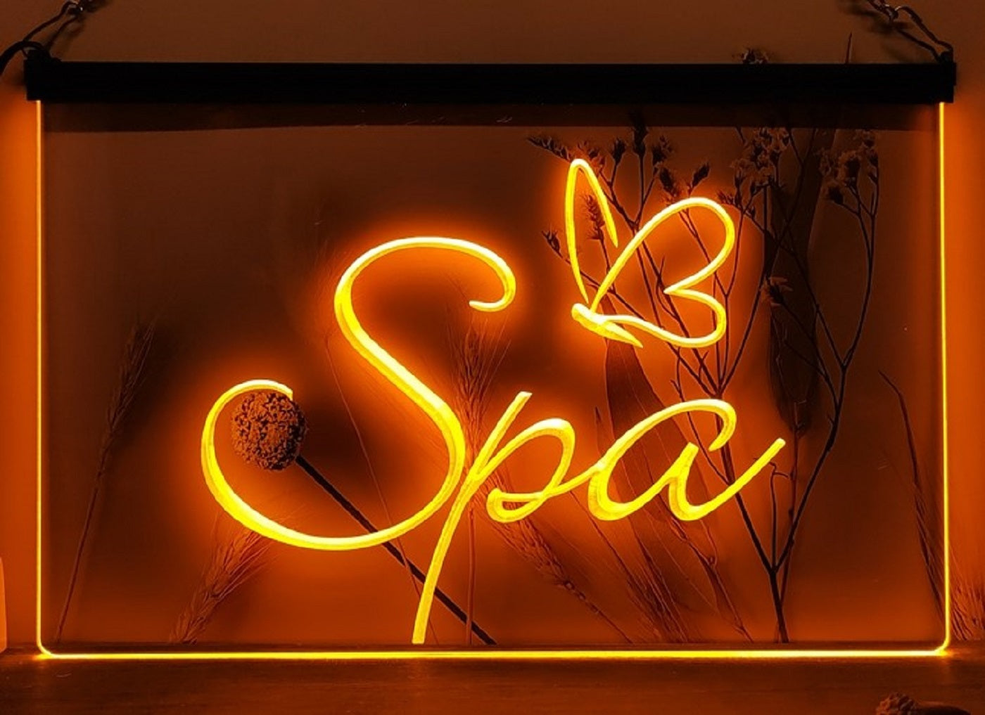 Spa Led Neon Sign Spa Beauty Salon Wall Hanging Or Desktop Decor