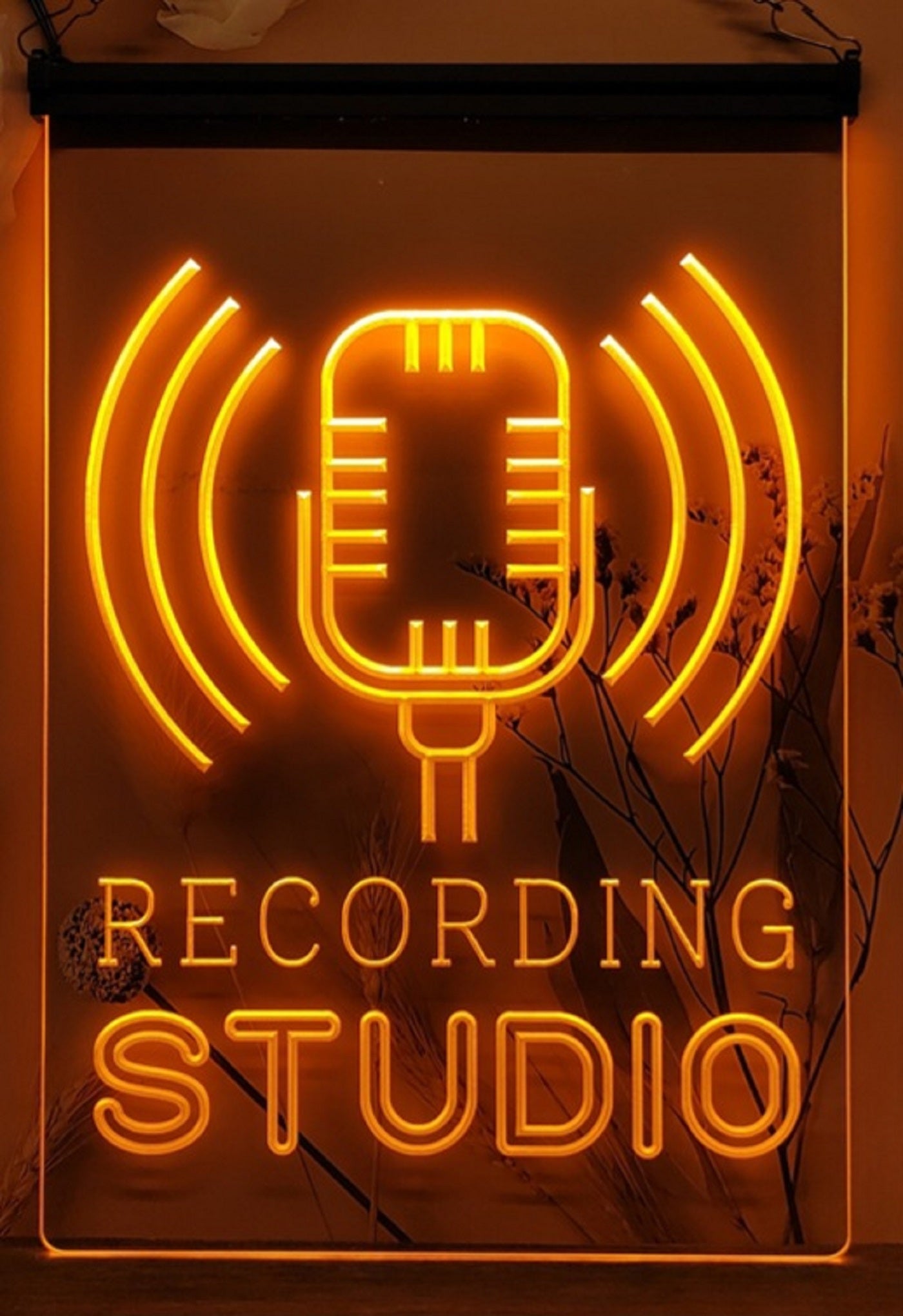 Recording Studio Waves Led Neon Sign Home Studio Room Audio Studio Decor