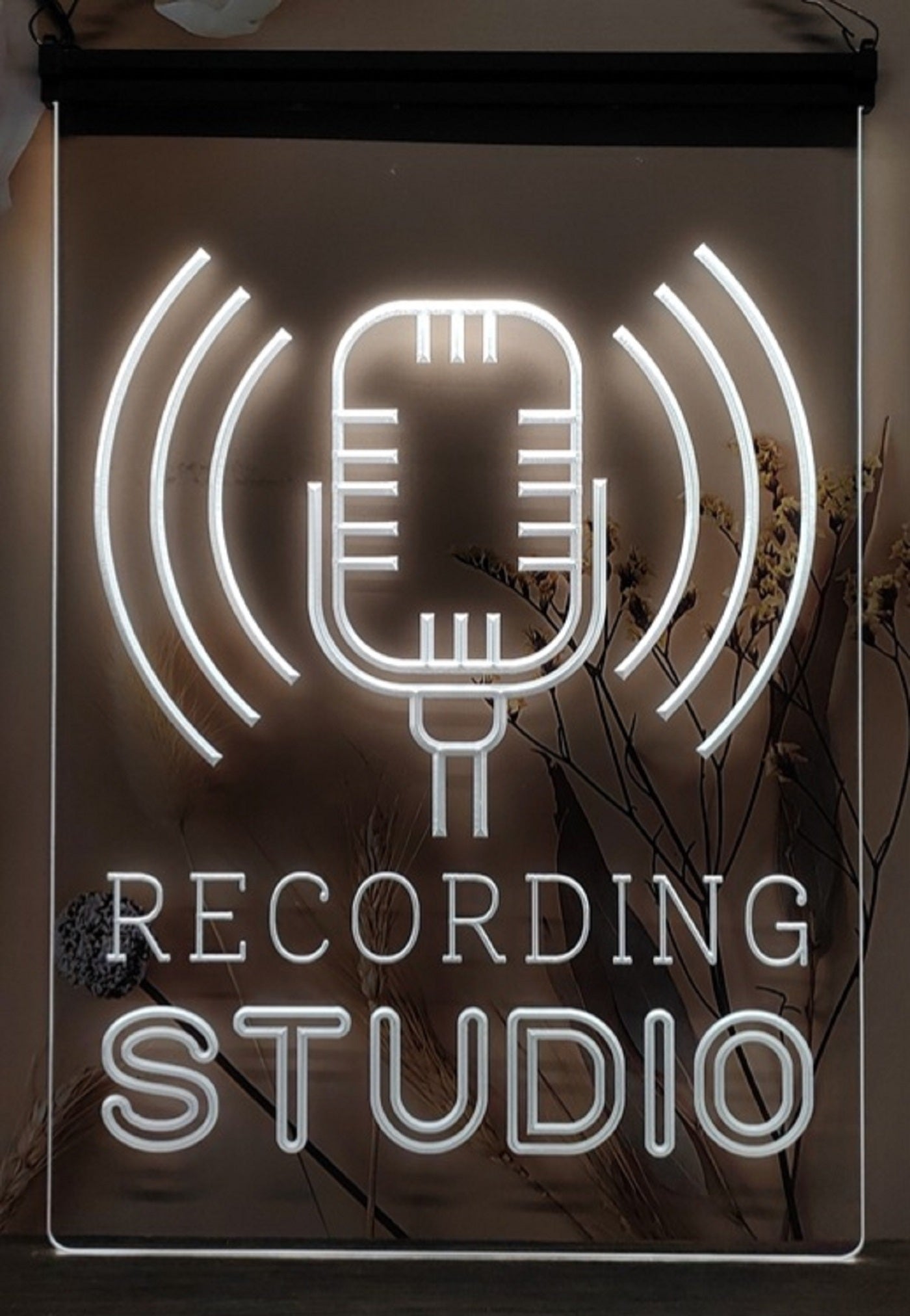 Recording Studio Waves Led Neon Sign Home Studio Room Audio Studio Decor