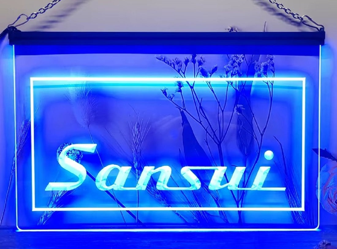 Sansui Led Neon Sign Home Music Room Audio Recording Studio Decor