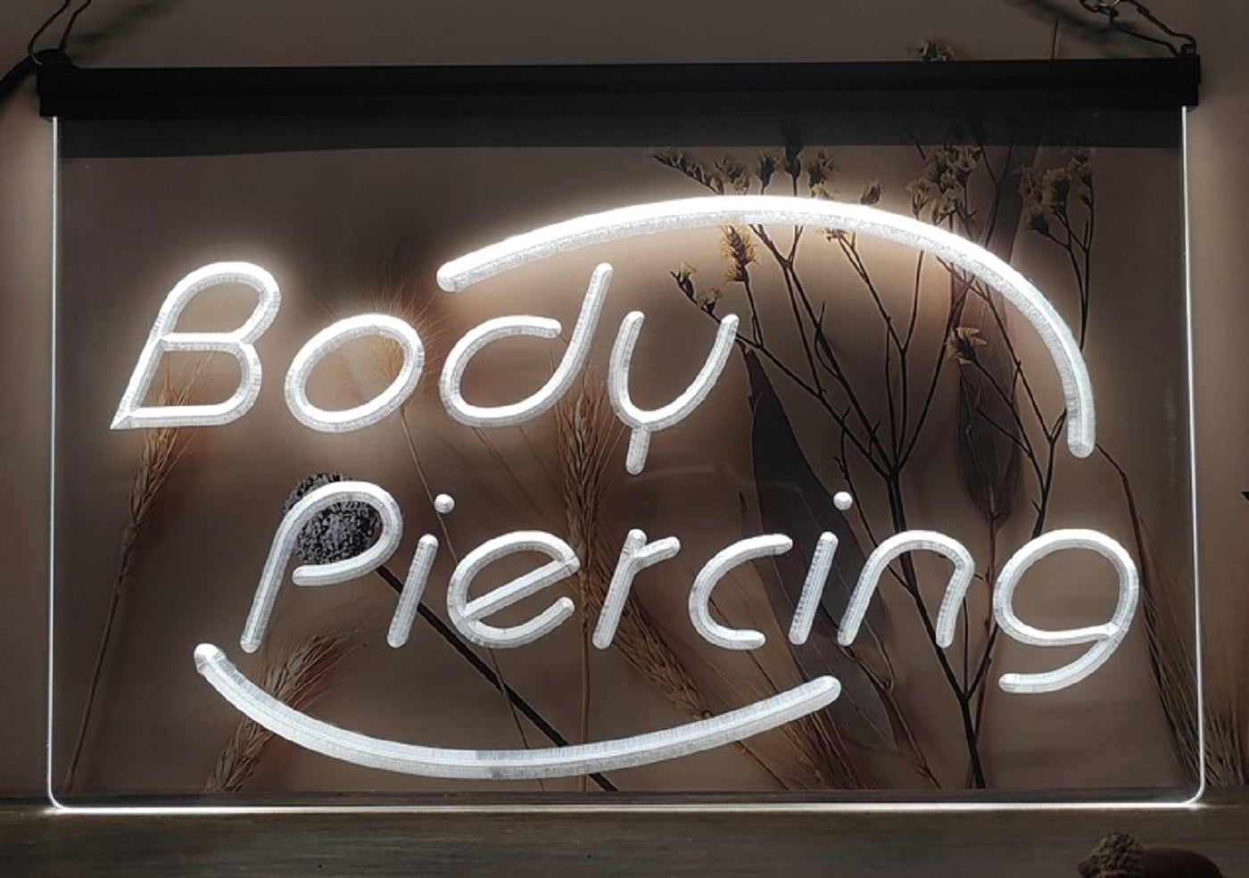 Body Piercing Led Neon Sign Tattoo Shop Wall Or Desktop Decor