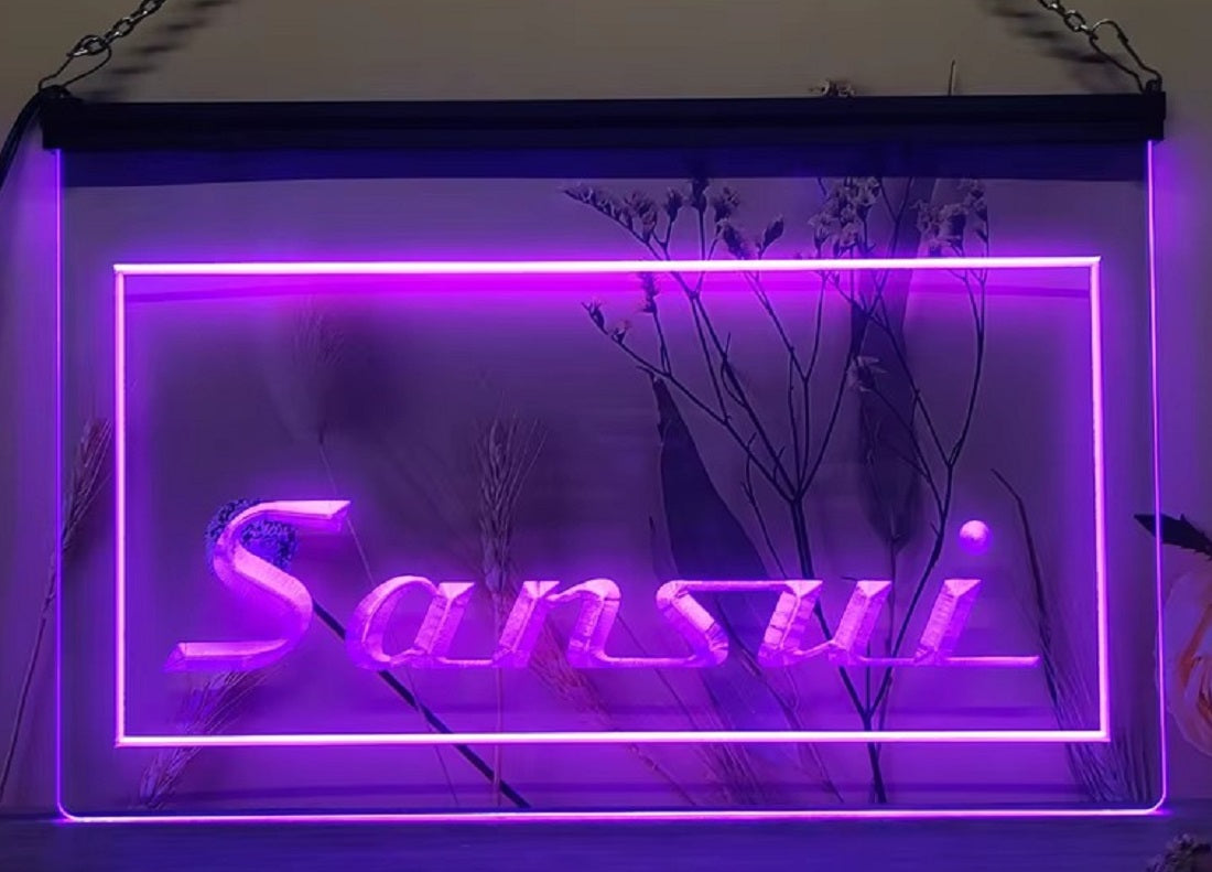 Sansui Led Neon Sign Home Music Room Audio Recording Studio Decor