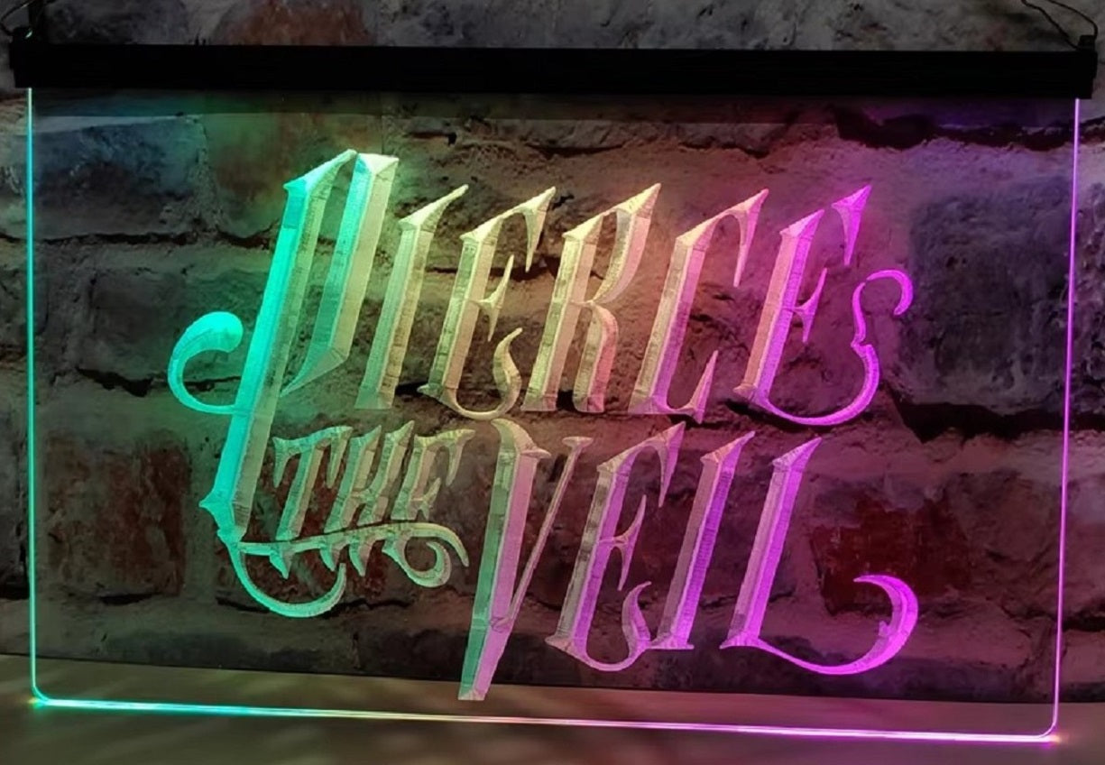 Pierce The Veil Led Neon Sign Multi Mode Tattoo Salon Shop Decor