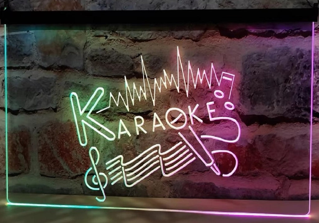 Karaoke Music Led Neon Sign Multi Mode Home Music Room Studio Music Decor