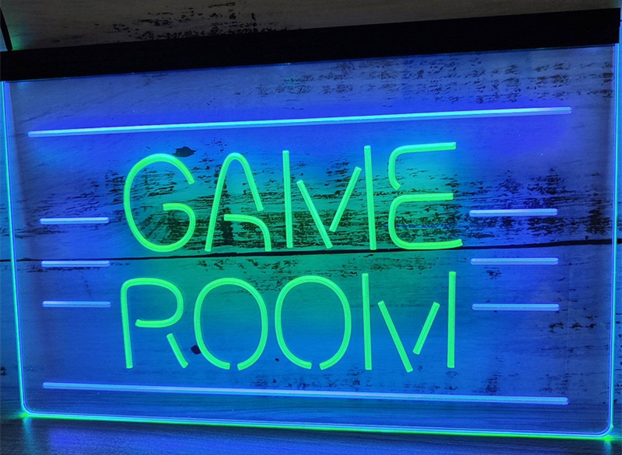 Game Room Led Neon Sign Dual Color Home Game Room Arcade Shop Decor