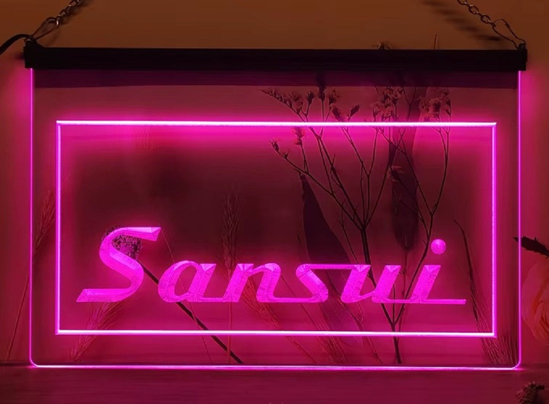 Sansui Led Neon Sign Home Music Room Audio Recording Studio Decor