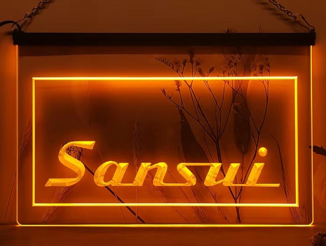 Sansui Led Neon Sign Home Music Room Audio Recording Studio Decor