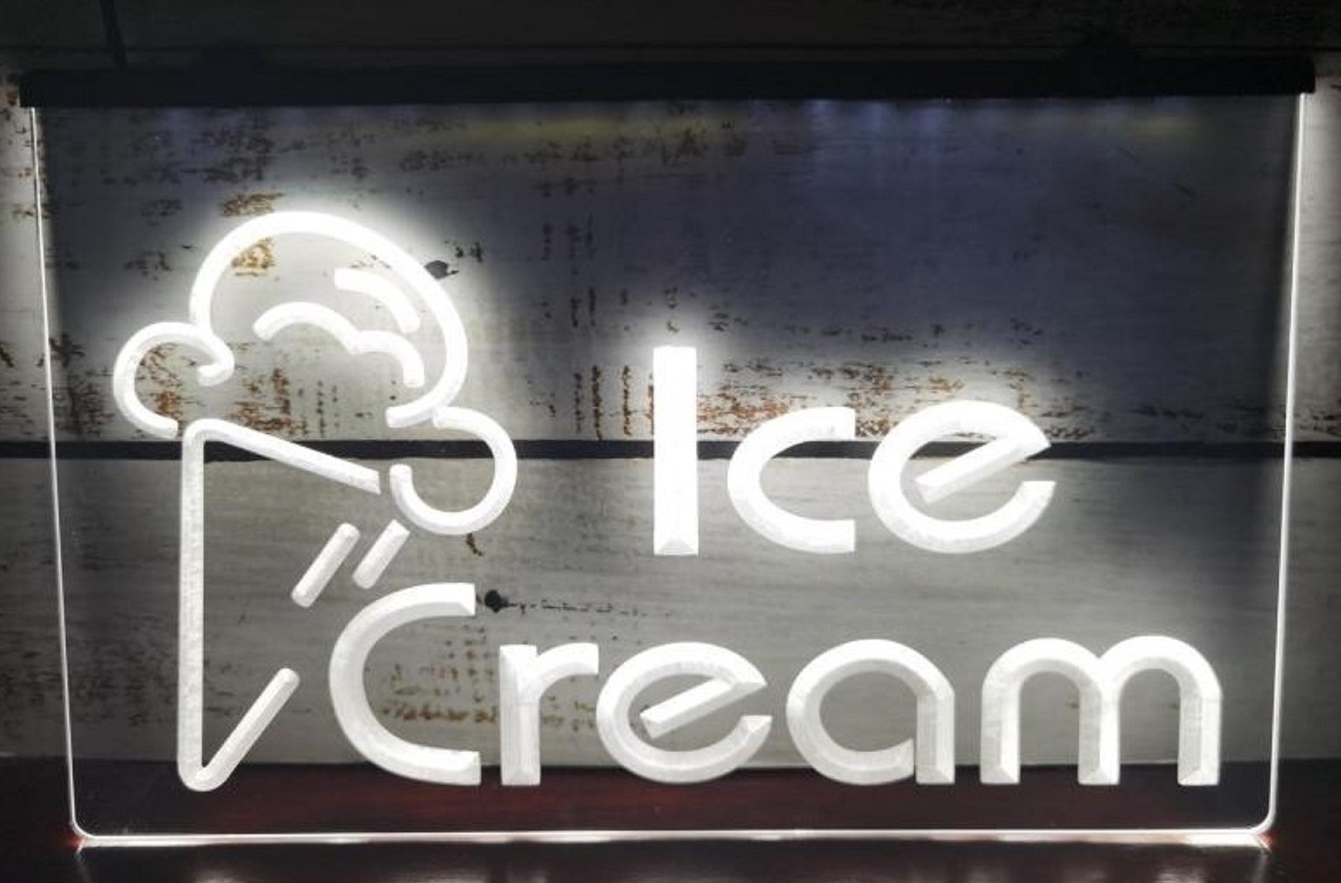 Ice Cream Led Neon Sign Ice Cream Smoothie Slushie Store Decor