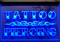 Tattoo Piercing Led Neon Sign Tattoo Salon Shop Wall Or Desktop Decor