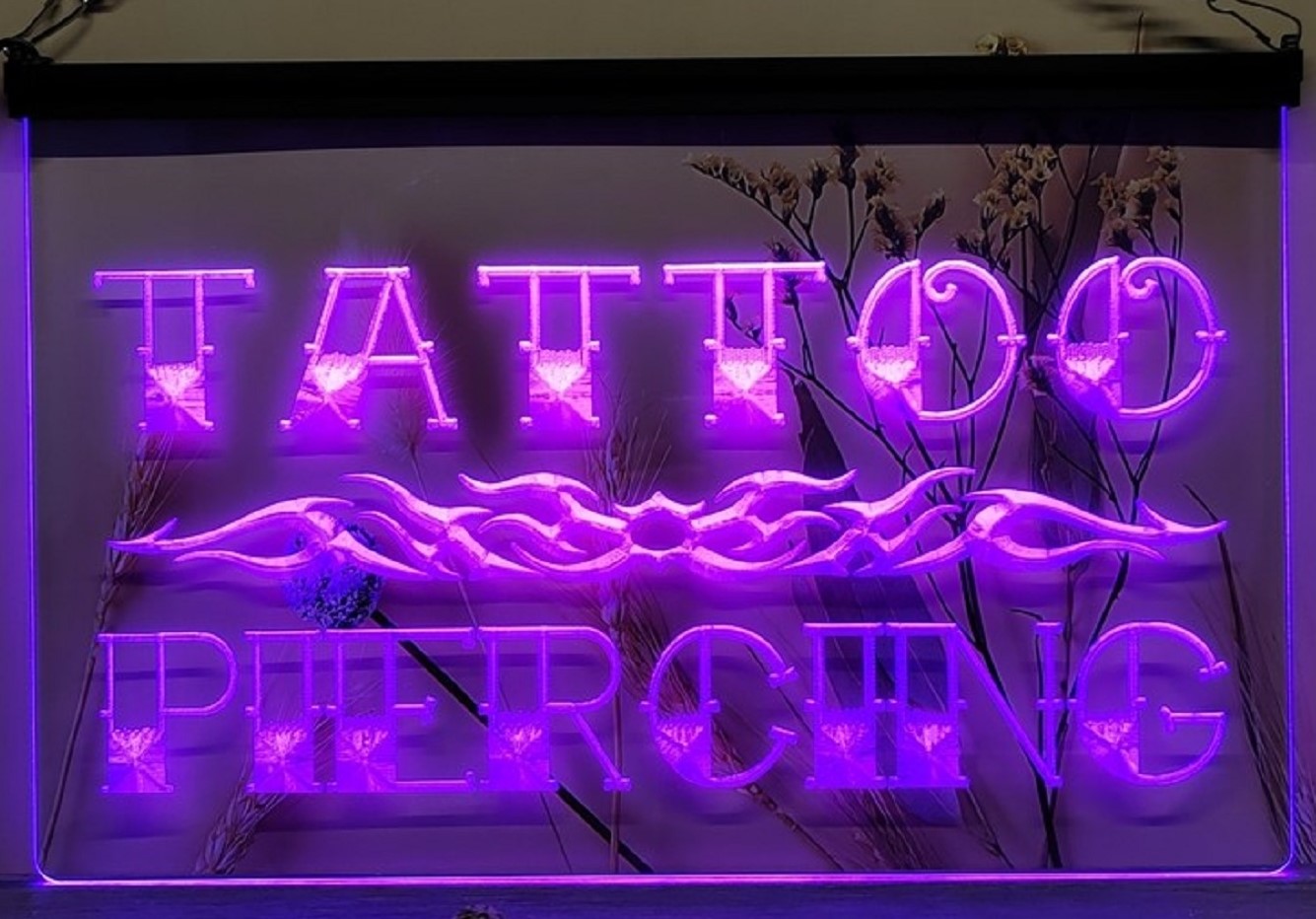 Tattoo Piercing Led Neon Sign Tattoo Salon Shop Wall Or Desktop Decor
