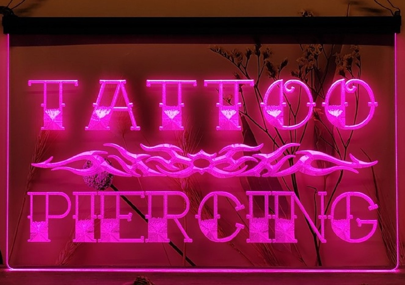 Tattoo Piercing Led Neon Sign Tattoo Salon Shop Wall Or Desktop Decor