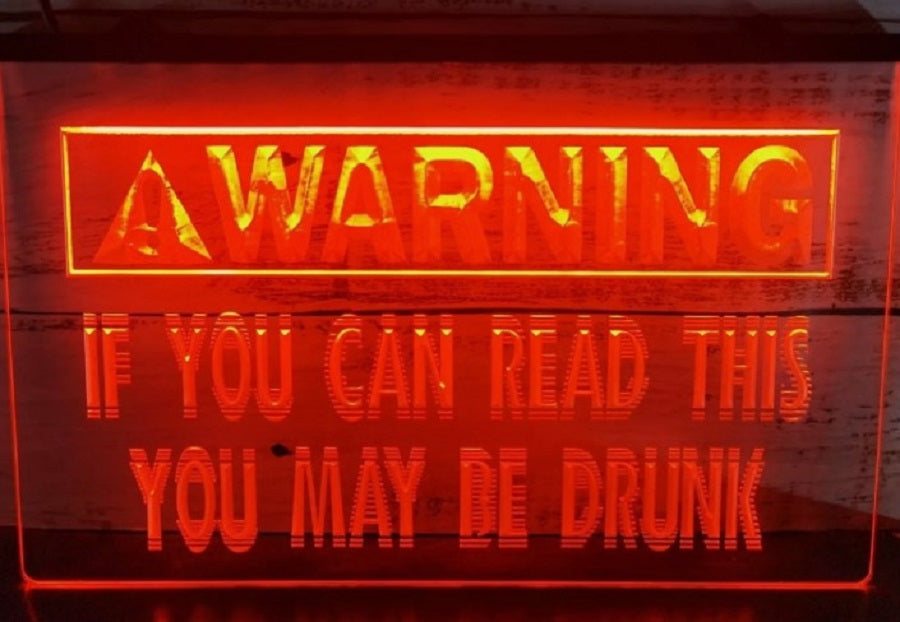 Warning If You Can Read This Led Neon Sign Home Rooms Office Decor