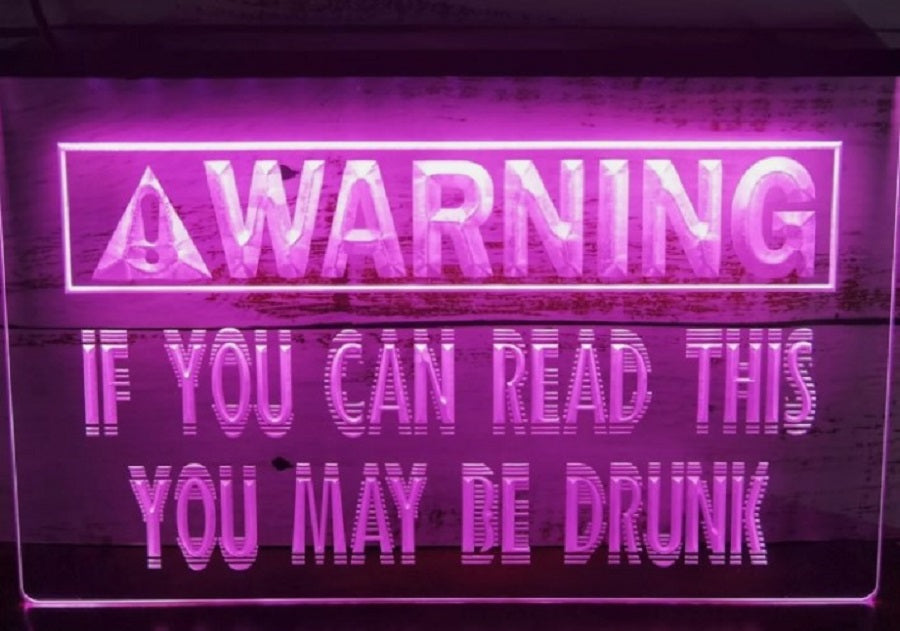 Warning If You Can Read This Led Neon Sign Home Rooms Office Decor