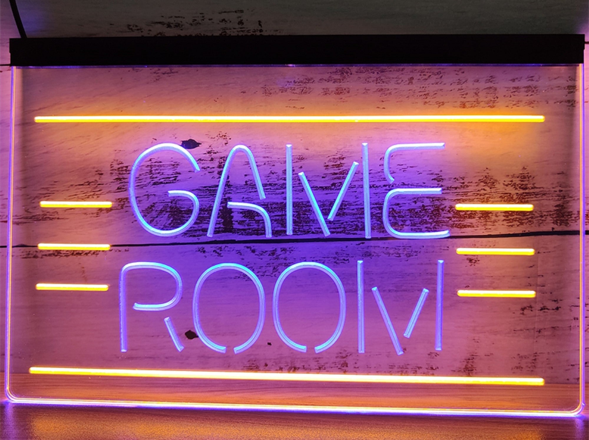 Game Room Led Neon Sign Dual Color Home Game Room Arcade Shop Decor