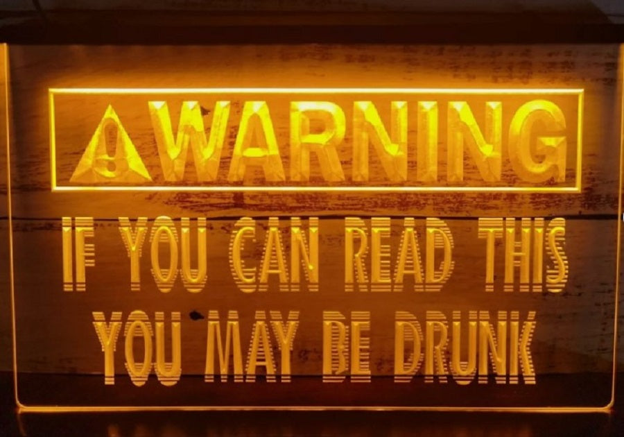 Warning If You Can Read This Led Neon Sign Home Rooms Office Decor
