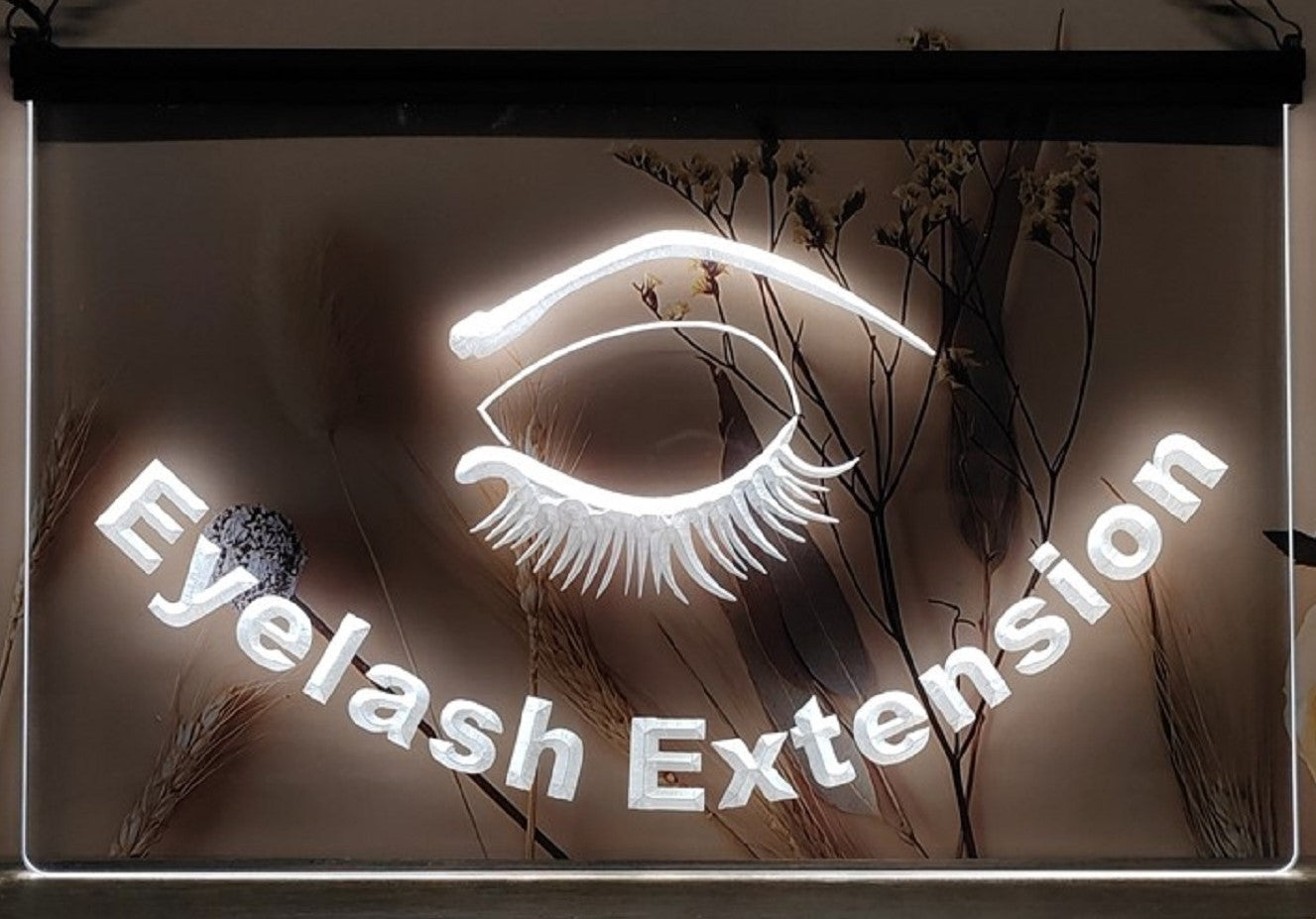 Eyelash Extension Led Neon Sign Beauty Salon Decor Wall Hanging Or Desktop