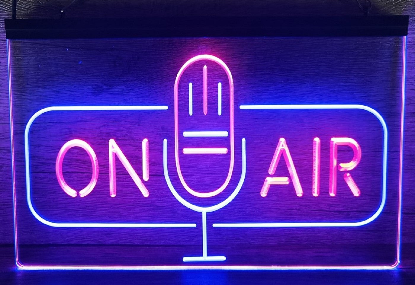 On Air Speaker Led Neon Sign Dual Color Home Studio Room Audio Recording Studio Decor