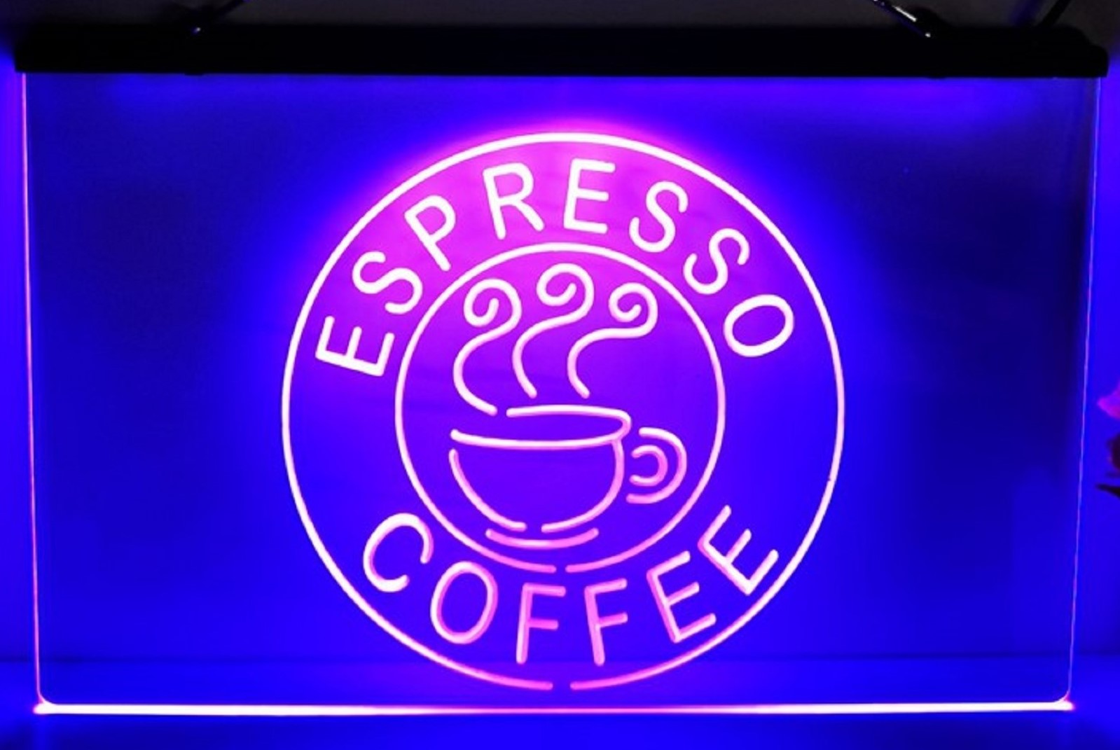 Espresso Coffee Led Neon Sign Coffee Shop Decor Wall Hanging OR Desktop