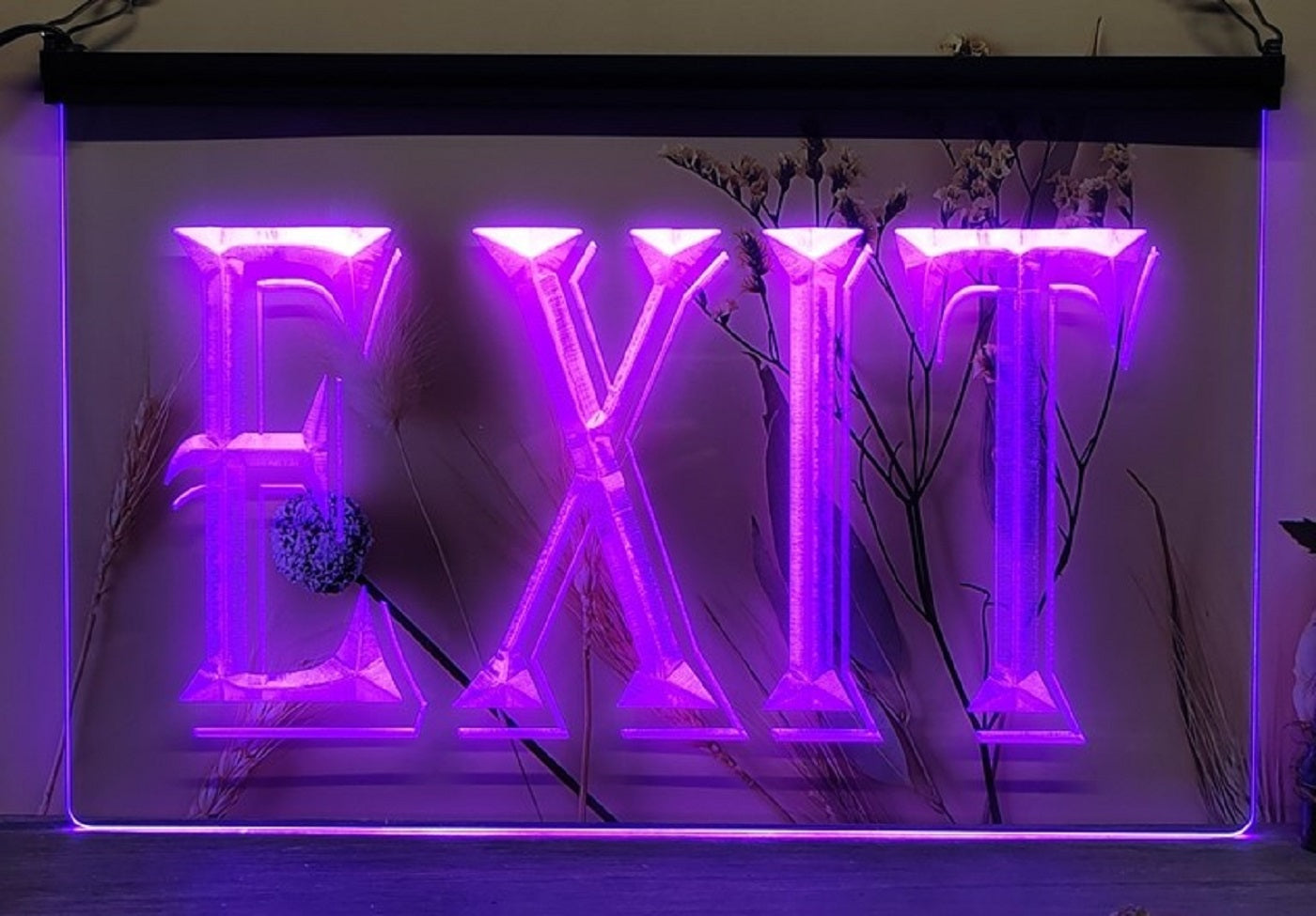 Exit Led Neon Sign Restaurant Shop Office Coffee Shop Store Decor