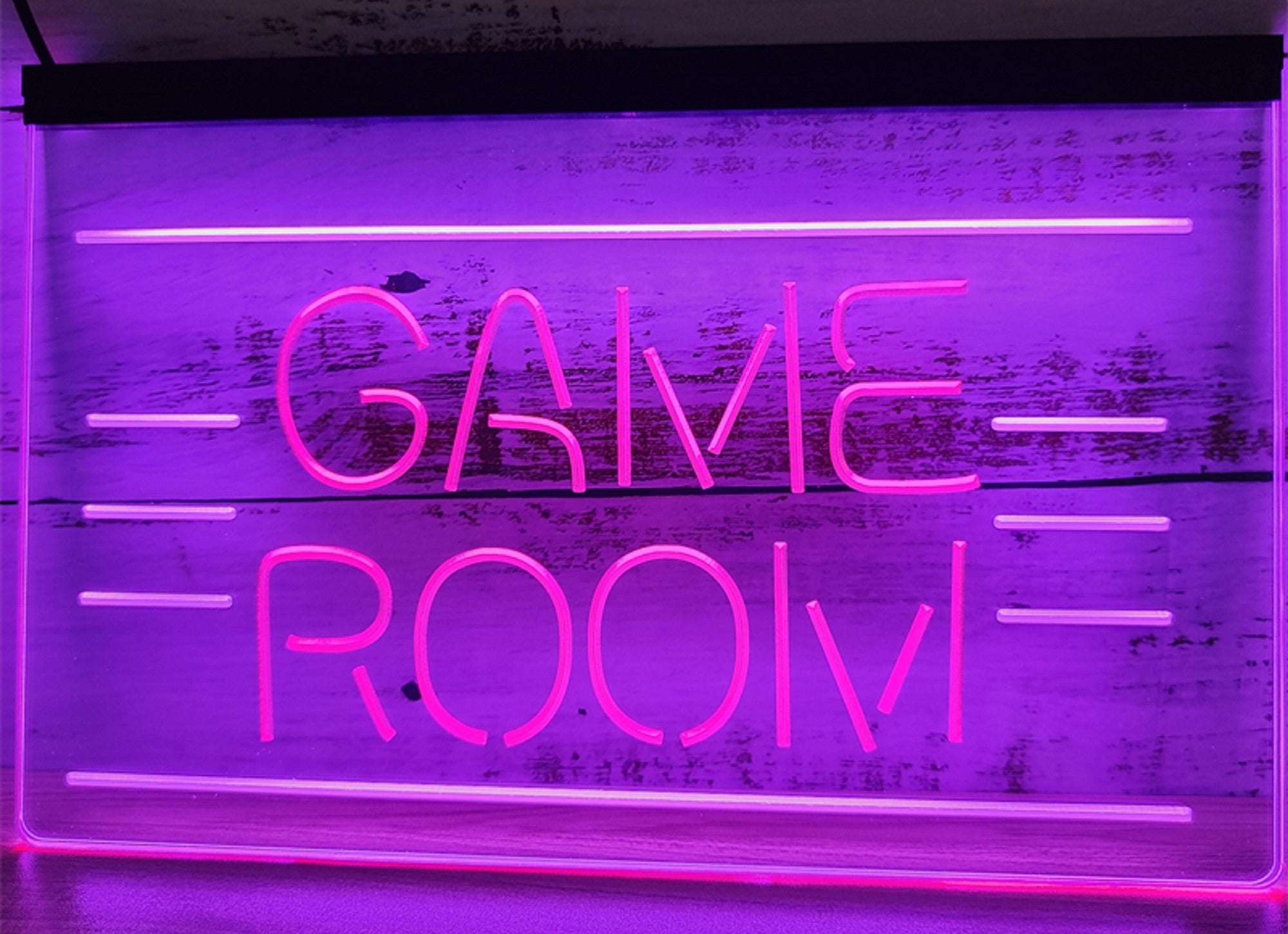 Game Room Led Neon Sign Dual Color Home Game Room Arcade Shop Decor