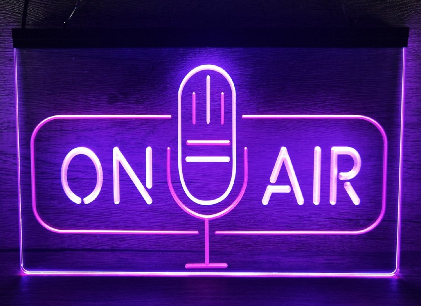 On Air Speaker Led Neon Sign Dual Color Home Studio Room Audio Recording Studio Decor