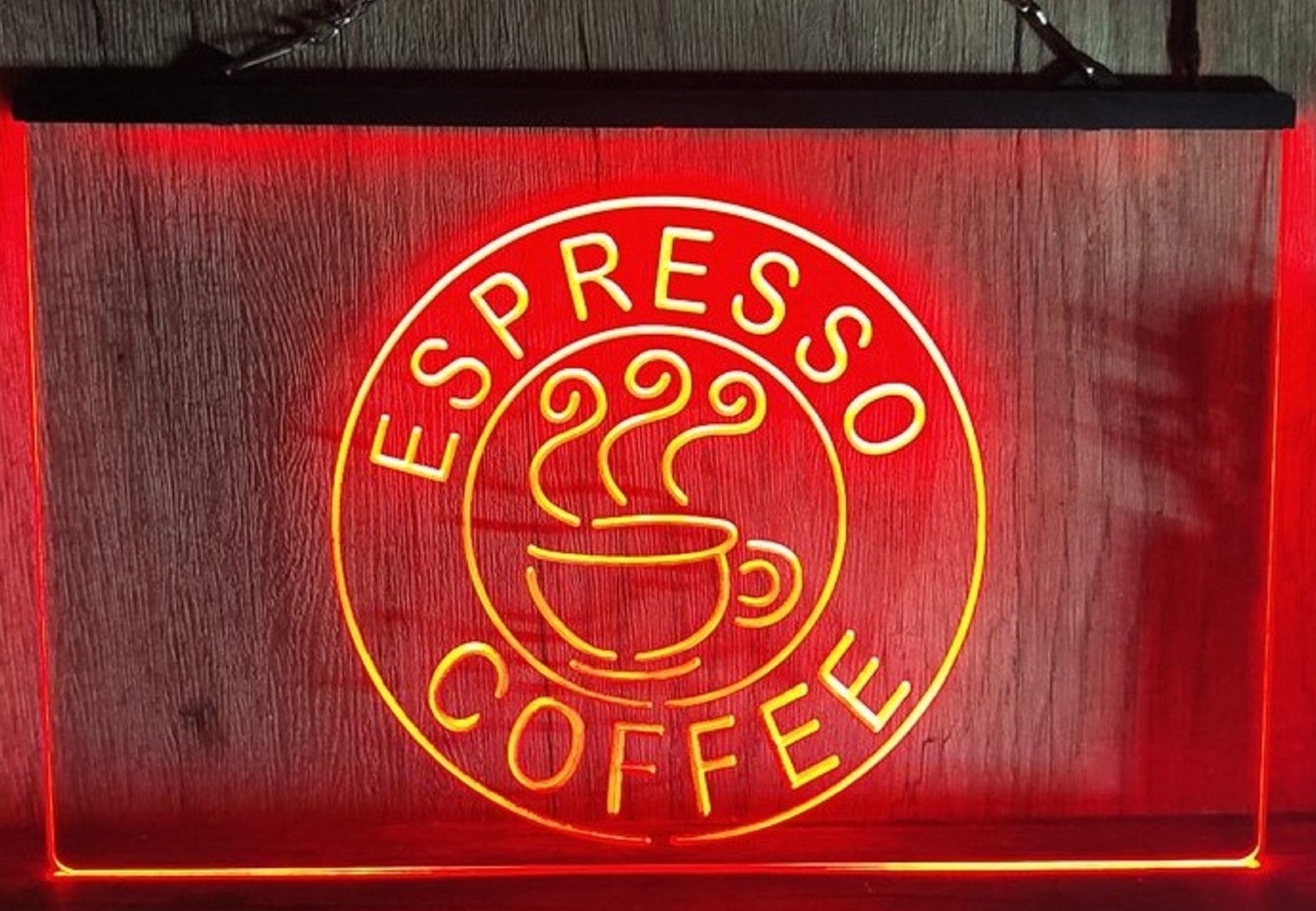 Espresso Coffee Led Neon Sign Coffee Shop Decor Wall Hanging OR Desktop