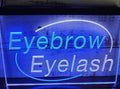 Eyebrow Eyelash Led Neon Sign Dual Color Beauty Salon Decor