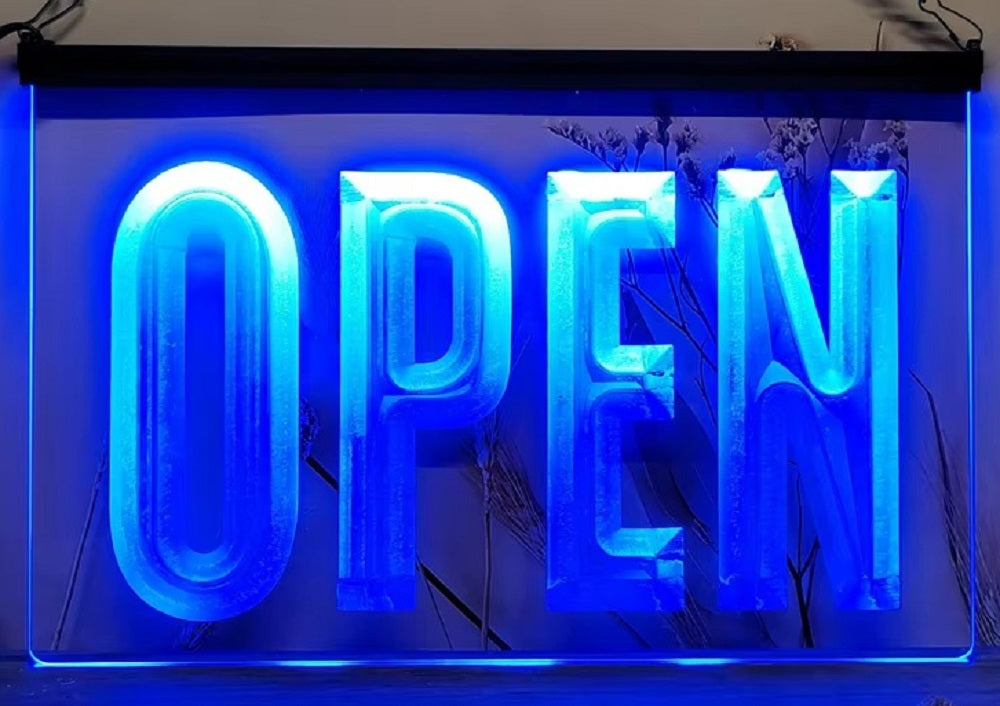 Open Store Led Neon Sign Office Restaurant Shop Coffee Shop Decor