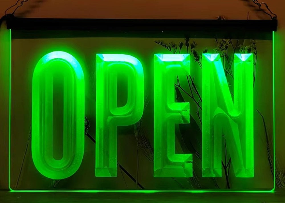 Open Store Led Neon Sign Office Restaurant Shop Coffee Shop Decor